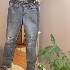 Universal Thread gray jeans distressed size 4/27